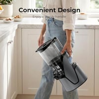 Image 3 of EanOruus Juicer Machines, 3-in-1 Cold Press Juicer with 6.5" Extra Large Chute, 100oz Large Capac...