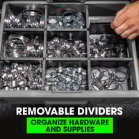 Image 4 of FLEX STACK PACK Storage System 2-Drawer Tool Box - FS1106