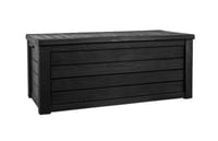Image 4 of Keter Westwood 150 Gallon Resin Large Outdoor Storage Box for Patio Furniture, Outdoor Cushions, ...