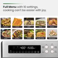 Image 3 of VAL CUCINA Infrared Heating Air Fryer Toaster Oven, Extra Large Countertop Convection Oven-76c7bf33