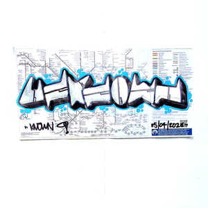Image of UNKNOWN Tube Map Blue