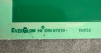 Image 5 of German (Aluminum Composite) Green Emergency Exit Sign