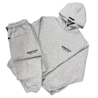 Image 1 of FEAR OF GOD ESSENTIALS LIGHT HEATHER GREY TRACKSUIT
