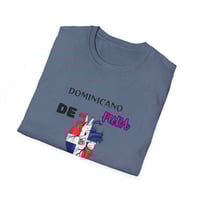 Image 4 of Dominicano De Pura  Sepa! T-Shirt — Dominican Pride Flag Heart Tee