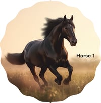 Image 1 of 🌈✨ 8-Inch 3D UV Printed Horse Wind Spinners