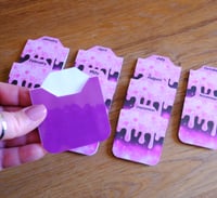 Image 3 of Handmade Magnetic Monthly Planner Tabs, trending, purple, hearts, pink, dividers, notebook, gift