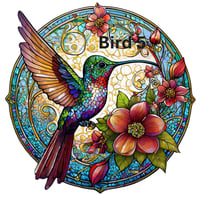 Image 5 of 🌈✨ 8-Inch 3D UV Printed "Humming Birds" Wind Spinners