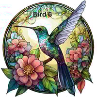 Image 6 of 🌈✨ 8-Inch 3D UV Printed "Humming Birds" Wind Spinners