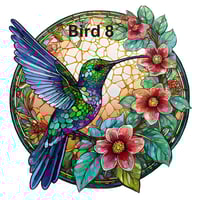 Image 8 of 🌈✨ 8-Inch 3D UV Printed "Humming Birds" Wind Spinners