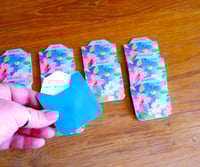 Image 3 of Handmade Magnetic Planner Tabs, trending, flowers, floral, green, pink, dividers, notebook, gift