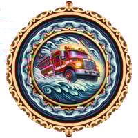 Image 4 of 🔥🚒 8-Inch 3D UV Printed Firefighter Wind Spinners