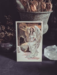 Image 1 of Embossed angel postcard 
