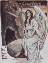 Image 2 of Embossed angel postcard 