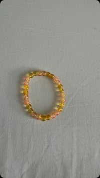 Mandarin Lemonade beaded bracelet