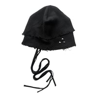 Image 1 of DOUBLE LAYERED STUDDED BEANIE