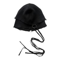 Image 2 of DOUBLE LAYERED STUDDED BEANIE