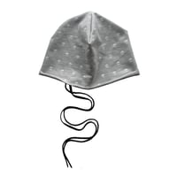 Image 1 of POLKA SKULL TERRY BEANIE