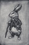 'Monsieur Lapin' Original Drawing - HERETIC Parfum Rhubarb Collection