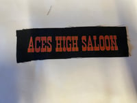 Aces High Canvas Patch - Long Logo