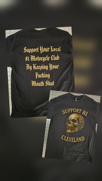 Image 1 of Skull snitch shirt