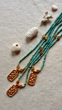 Image 2 of Collier Amulette fleur de mer 