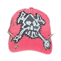 Image 2 of red jean hat