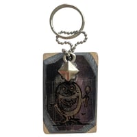 Image 2 of 3 kitty keychain with the kiwi guy