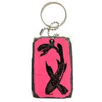 Image 1 of super beautiful koi fish keychain