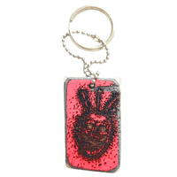 Image 1 of evil skull keychain 