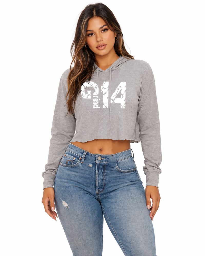 Image of EXCLUSIVE LADIES CROPTOP T-SHIRT HOODIE / 2 FOR $50