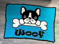 French Bulldog Woof Blanket