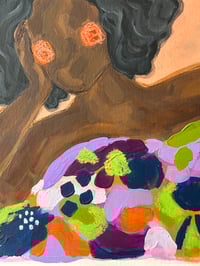 Image 2 of Her Mind Wanders - Original Painting 