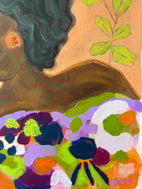 Image 3 of Her Mind Wanders - Original Painting 