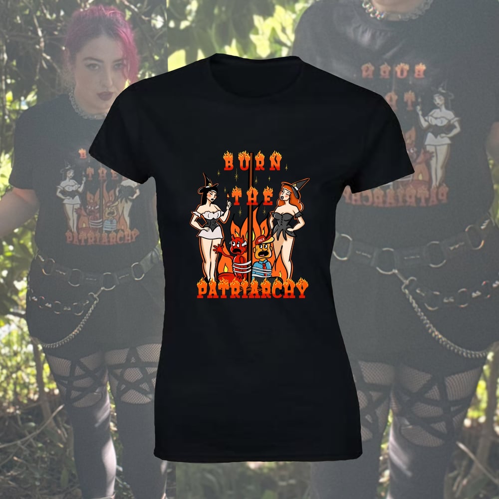 Image of Burn the Patriarchy Tshirt 