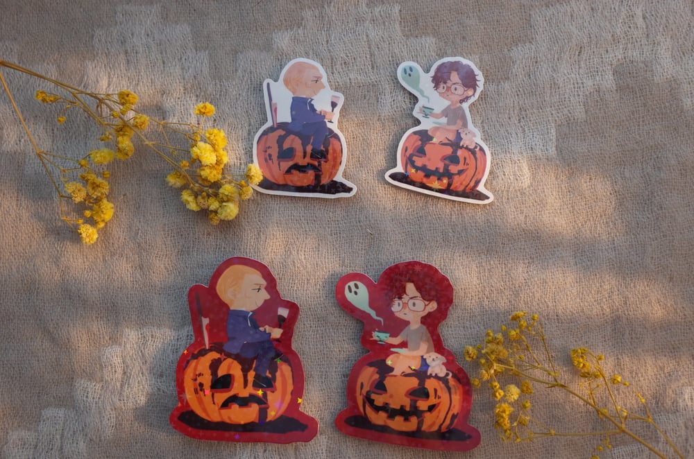 Image of Hannigram stickers (Pair) | Waterproof Viny Holo Star 