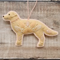 Image 1 of Golden Retreiver Decoration