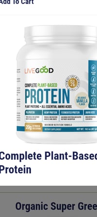 Organic Complete Plant -based Protein 