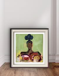 Image 3 of She Wears Her Crown High - Original Painting 