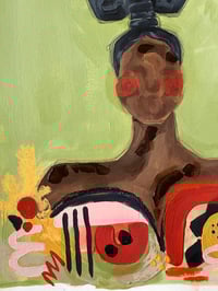 Image 2 of She Wears Her Crown High - Original Painting 