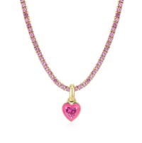 Image 2 of Sparkle Heart Necklace