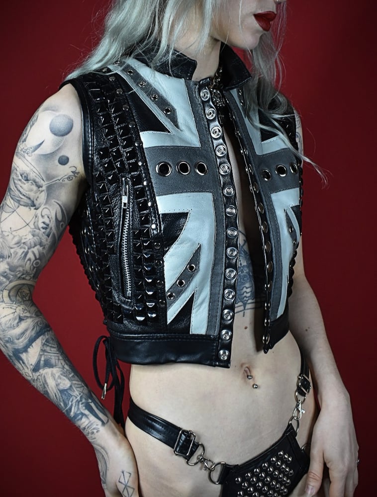 Image of UNION JACK VEST GREY