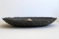 Image 10 of Large Earth Texture Sculptural Plate | Handmade Organic Paper Mache Centerpiece