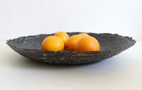 Image 7 of Large Earth Texture Sculptural Plate | Handmade Organic Paper Mache Centerpiece