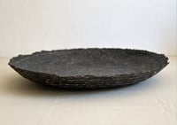 Image 8 of Large Earth Texture Sculptural Plate | Handmade Organic Paper Mache Centerpiece