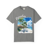 Image 1 of Paradise Beach T-Shirt — Tropical Palm Tree Vacation Graphic Tee