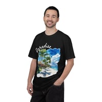 Image 7 of Paradise Beach T-Shirt — Tropical Palm Tree Vacation Graphic Tee