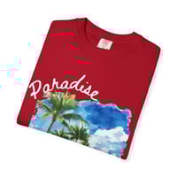 Image 8 of Paradise Beach T-Shirt — Tropical Palm Tree Vacation Graphic Tee