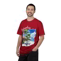 Image 9 of Paradise Beach T-Shirt — Tropical Palm Tree Vacation Graphic Tee