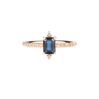 Image 2 of Sparkling Blue Sapphire Ring (S)