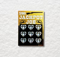 Image 1 of Shiny Gold Scratcher Enamel Pin Casino Art